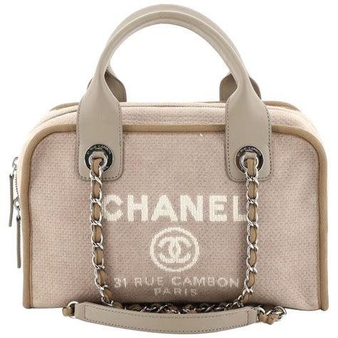 small bowling bag chanel|chanel deauville bowling bag.